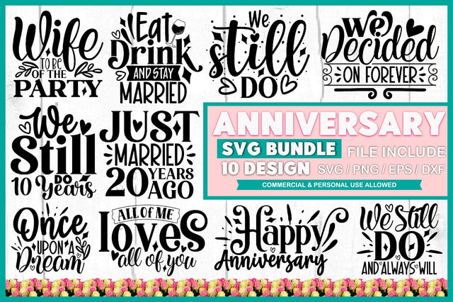 Anniversary SVG Bundle SVG Ariyan 