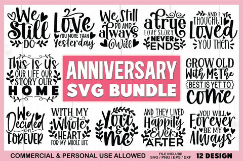 Anniversary SVG Bundle SVG Ariyan 