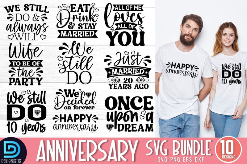 Anniversary SVG Bundle SVG DESIGNISTIC 
