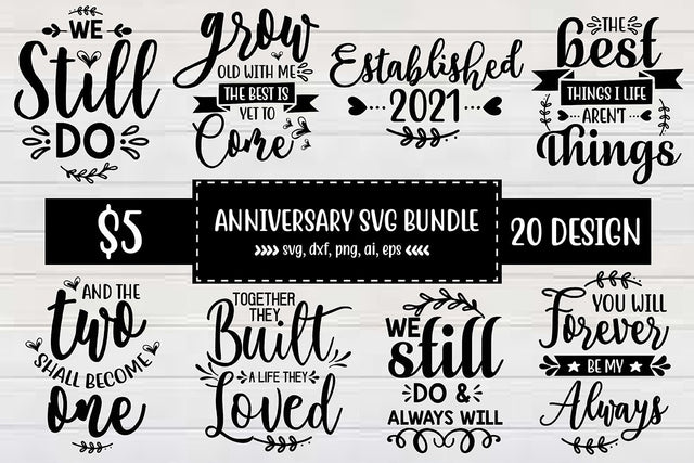 Anniversary Svg Bundle SVG shah alam 