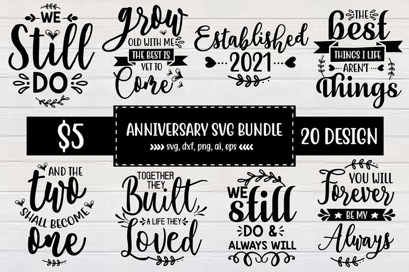 Anniversary Svg Bundle SVG shah alam 
