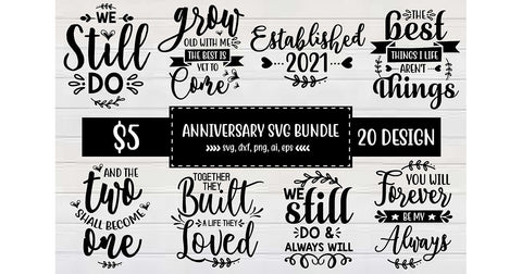Anniversary Svg Bundle SVG shah alam 