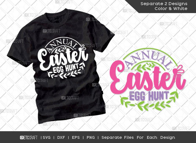 Annual Easter Egg Hunt SVG Cut File | Easter Egg Hunt Svg | T-shirt Design SVG ETC Craft 
