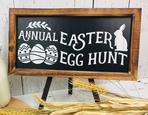Annual Easter Egg Hunt - SVG, PNG, DXF, EPS SVG Elsie Loves Design 