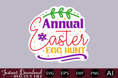 Annual Easter Egg Hunt svg SVG designmaster24 