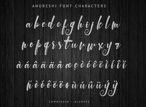 Anobeshi Font Font Leamsign Studio 