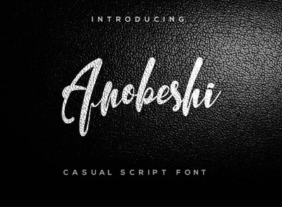 Anobeshi Font Font Leamsign Studio 