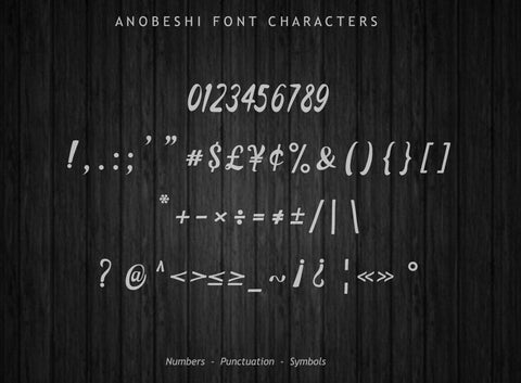 Anobeshi Font Font Leamsign Studio 