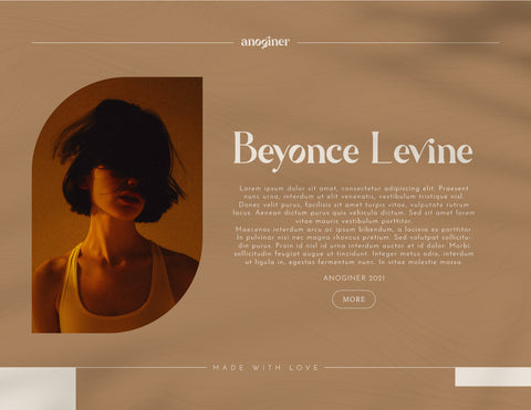 Anoginer Modern Serif Font Font inferno.studio3 