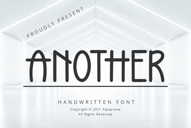 Another - Handwritten Font Font Alpaprana Studio 