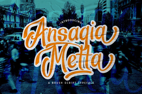 Ansagia Metta - Bold Script Font Font StringLabs 