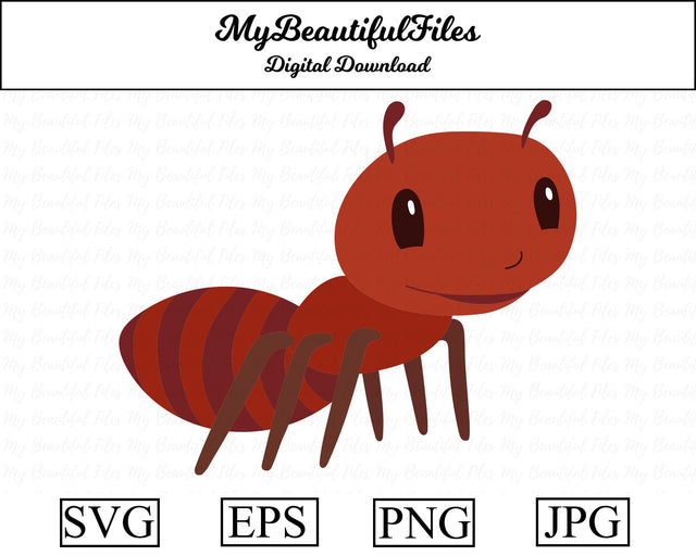 Ant - Animal SVG MyBeautifulFiles 