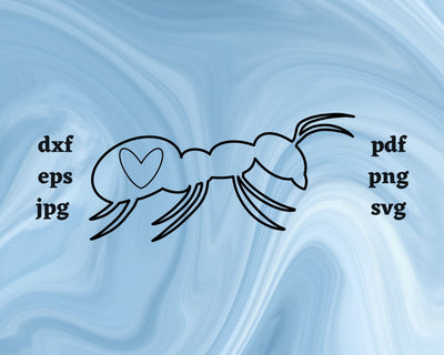 Ant Heart SVG Cut File SVG Northern Light SVG 