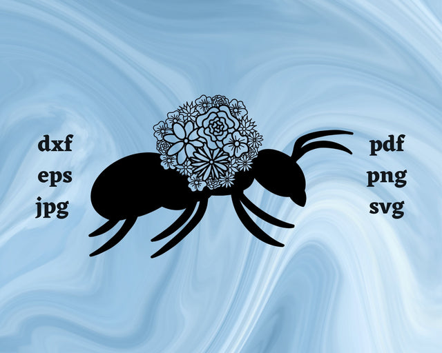 Ant Mandala SVG Cut File SVG Northern Light SVG 