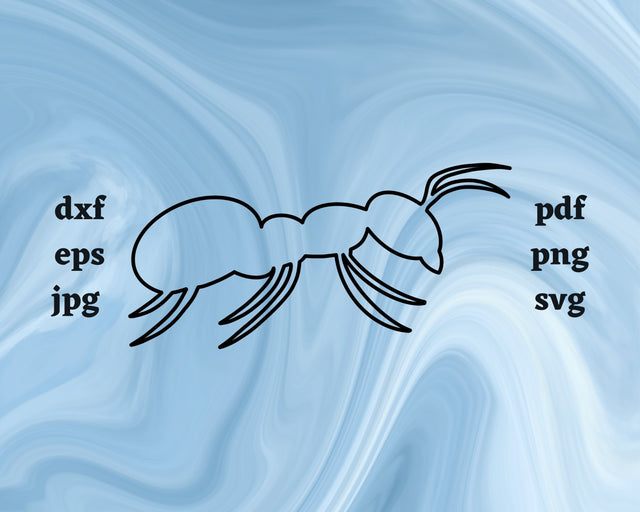 Ant Outline SVG Cut File SVG Northern Light SVG 