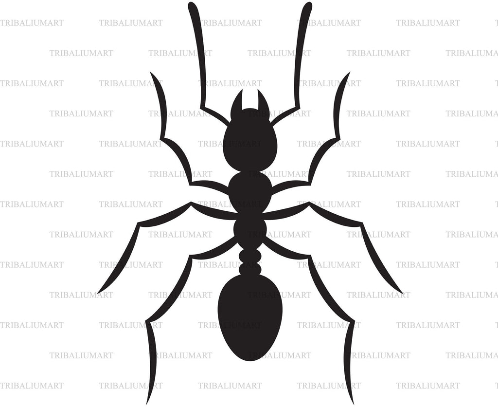 Ant. Cut files for Cricut. Clip Art silhouettes (eps, svg, pdf, png ...