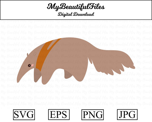 Antbear - Animal SVG MyBeautifulFiles 
