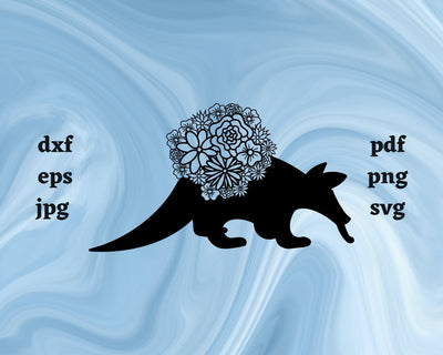 Anteater Mandala SVG Cut File SVG Northern Light SVG 