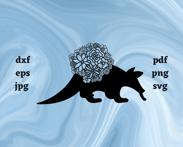 Anteater Mandala SVG Cut File SVG Northern Light SVG 