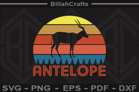 Antelope SVG File SVG BillahCrafts 