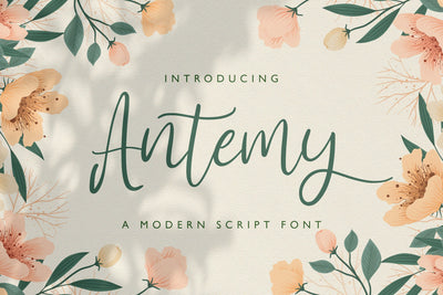 Antemy - Modern Script Font Font StringLabs 