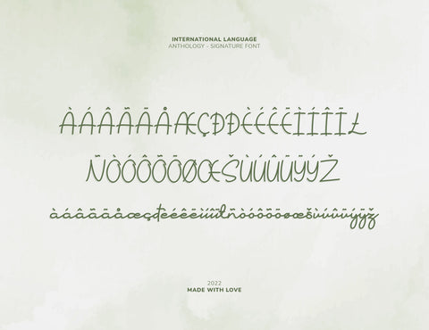 Anthology Script Signature Font inferno.studio3 