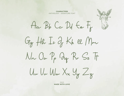 Anthology Script Signature Font inferno.studio3 