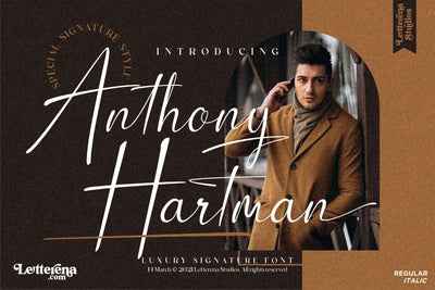 Anthony Hartman Font Letterena Studios 