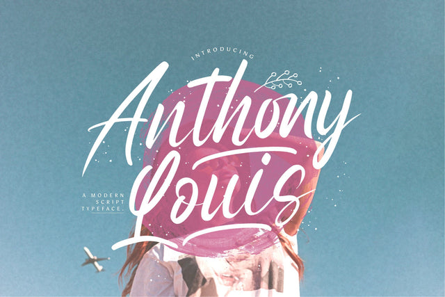 Anthony Louis - Modern Script Font Font StringLabs 