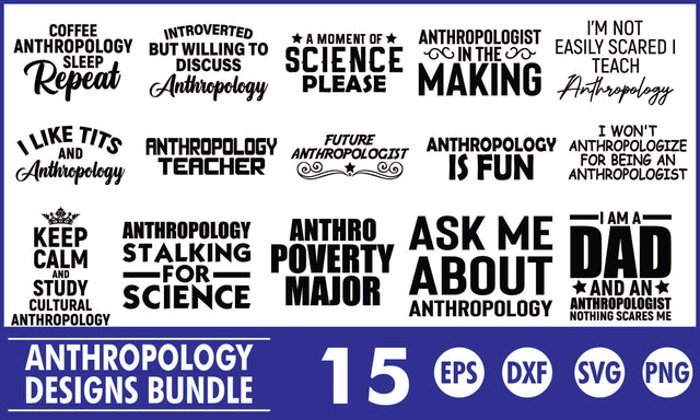 Anthropology SVG Designs Bundle SVG PatternFeed8 