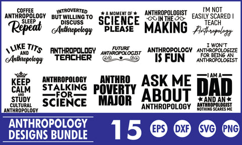 Anthropology SVG Designs Bundle SVG PatternFeed8 
