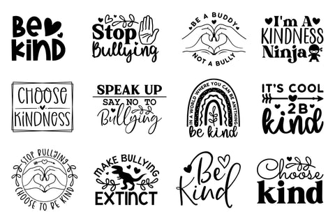 Anti Bullying SVG Bundle SVG CraftLabSVG 