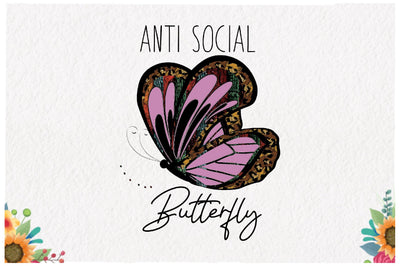 Anti Social Butterfly Sublimation Sublimation Jagonath Roy 