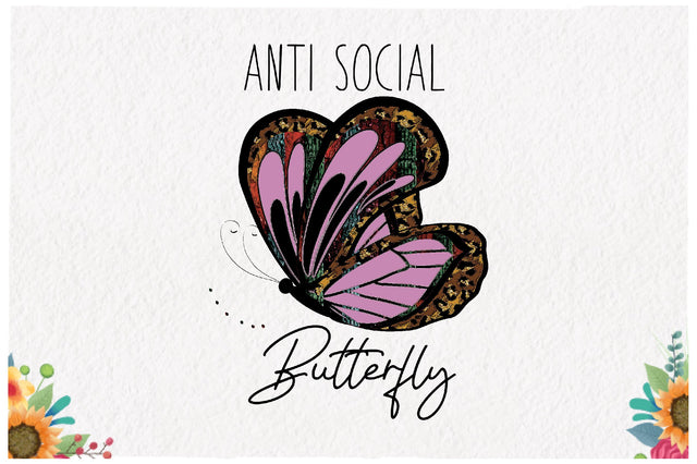 Anti Social Butterfly Sublimation Sublimation Jagonath Roy 