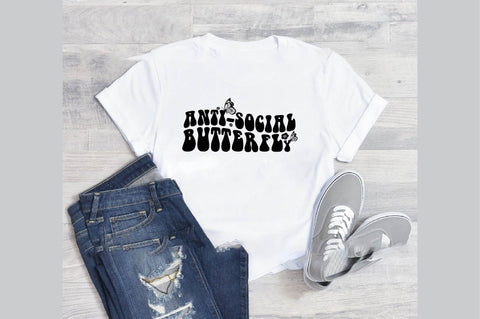 anti-social butterfly SVG designartist 