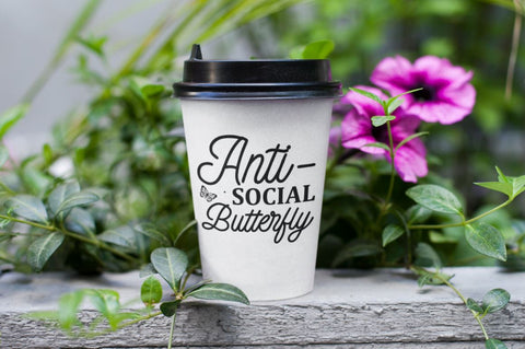 Anti-social butterfly SVG SVG Regulrcrative 