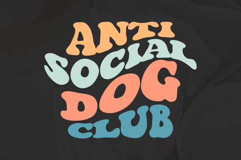 Anti Social Dog Club Svg, Social Dog Svg, Introvert Svg, Mother's Day Svg, Svg for Shirt Svg, Designs svg, Cricut Svg SVG Fauz 