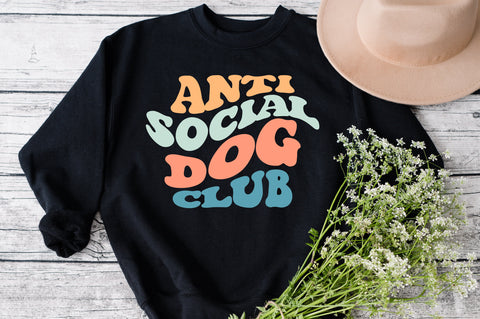 Anti Social Dog Club Svg, Social Dog Svg, Introvert Svg, Mother's Day Svg, Svg for Shirt Svg, Designs svg, Cricut Svg SVG Fauz 