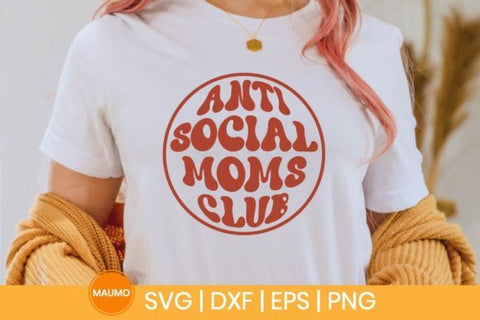 Anti social moms club SVG Maumo Designs 