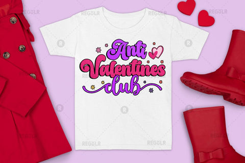Anti valentines club Sublimation PNG Sublimation Regulrcrative 