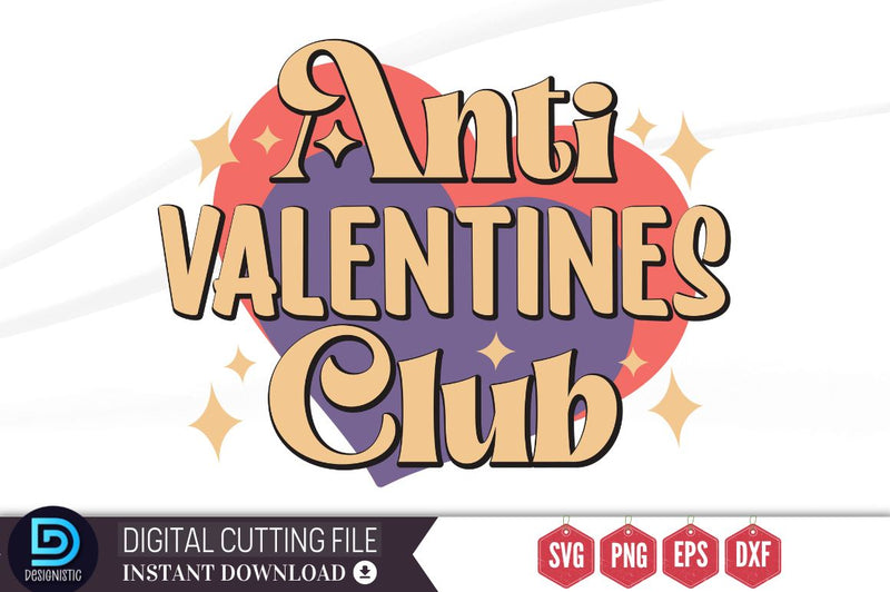 Anti valentines club SVG SVG DESIGNISTIC 