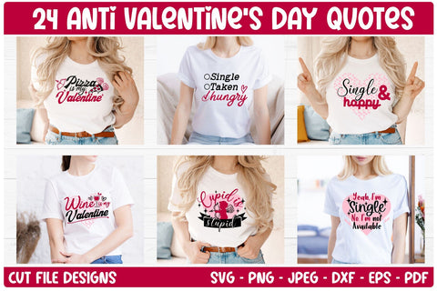 Anti Valentines Day SVG bundle | Valentine SVG Cut Files SVG TatiStudio 