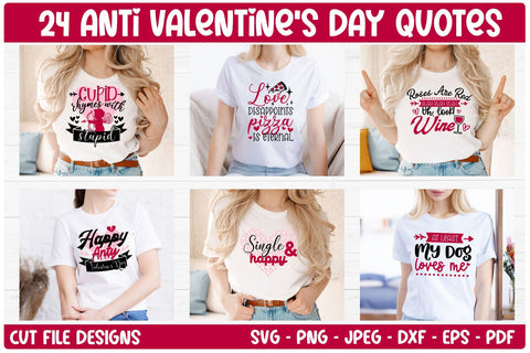 Anti Valentines Day SVG bundle | Valentine SVG Cut Files SVG TatiStudio 