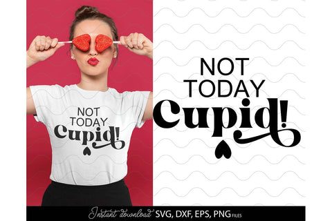 Anti Valentines Day SVG Bundle, Valentines Day Hugs SVG, Stupid Cupid SVG, Heart SVG, Love SVG SVG March Design Studio 