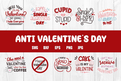 Anti Valentine's Day svg, dxf, eps, png, jpg SVG dadan_pm 
