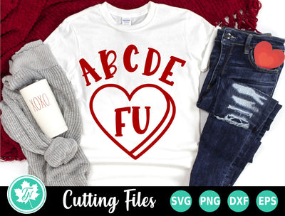 Anti Valentines SVG | ABCDEFU SVG SVG TrueNorthImagesCA 