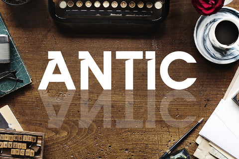 ANTIC Font zafrans studio 