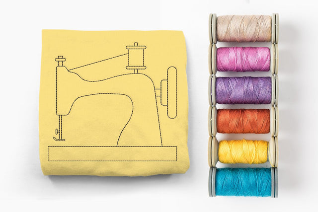 Antique Sewing Machine Linework Embroidery Embroidery/Applique DESIGNS Designed by Geeks 