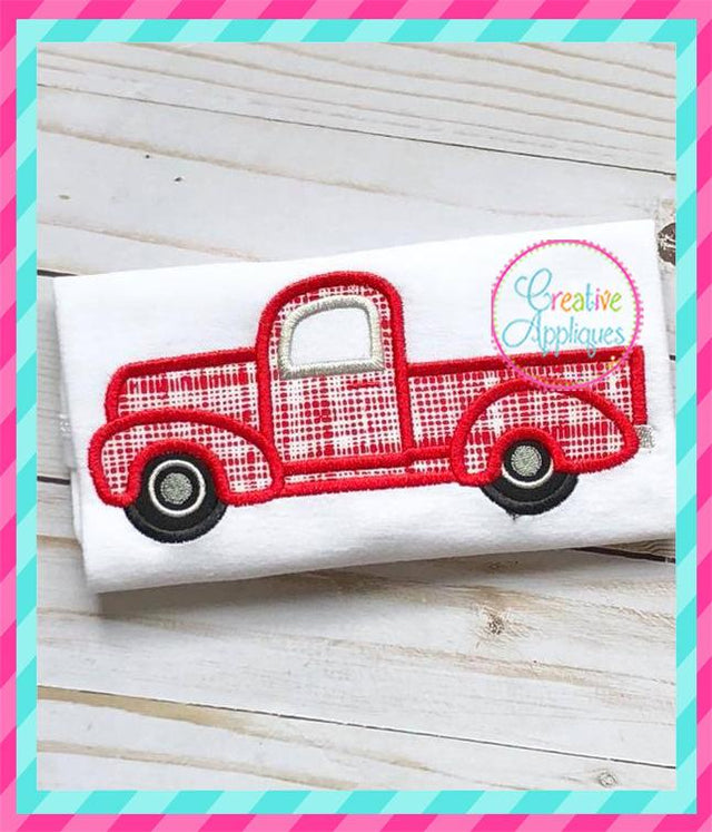 Antique Vintage Truck Applique Embroidery/Applique Creative Appliques 