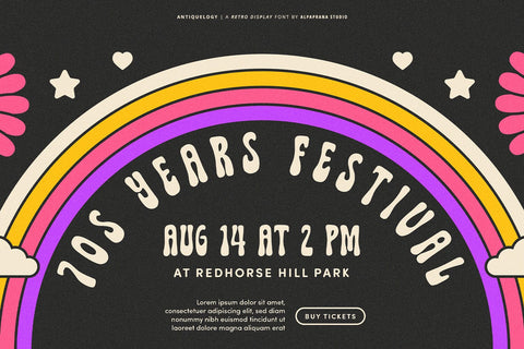 Antiquelogy - Retro Font Font Alpaprana Studio 